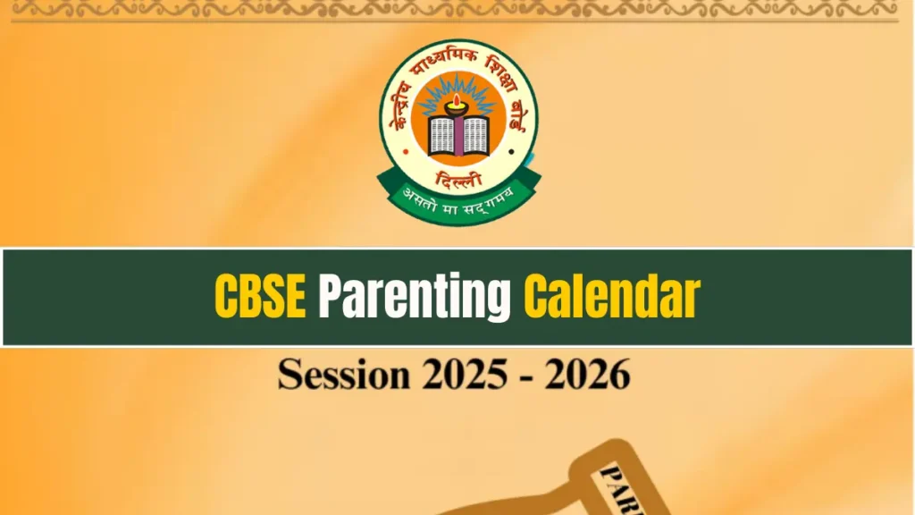 CBSE Parenting Calendar 2025-26