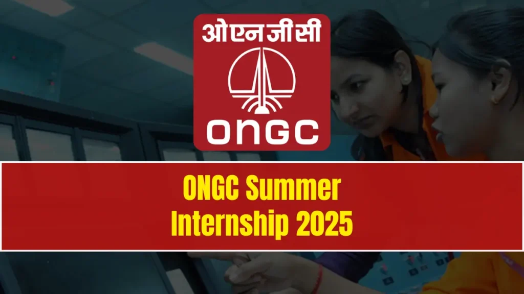 ONGC Summer Internship 2025