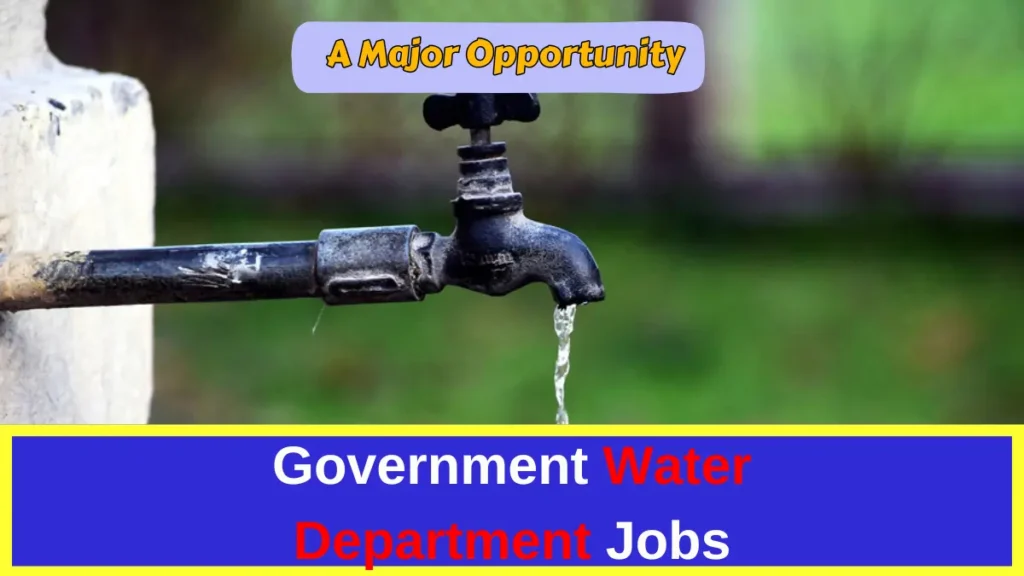 Water Department Recruitment 2025