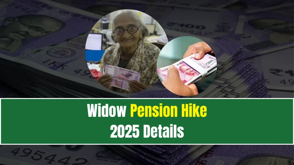 Widow Pension Hike 2025 Details