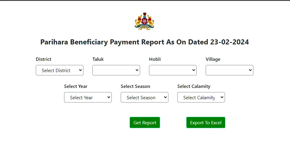 Bele Parihara Payment Status