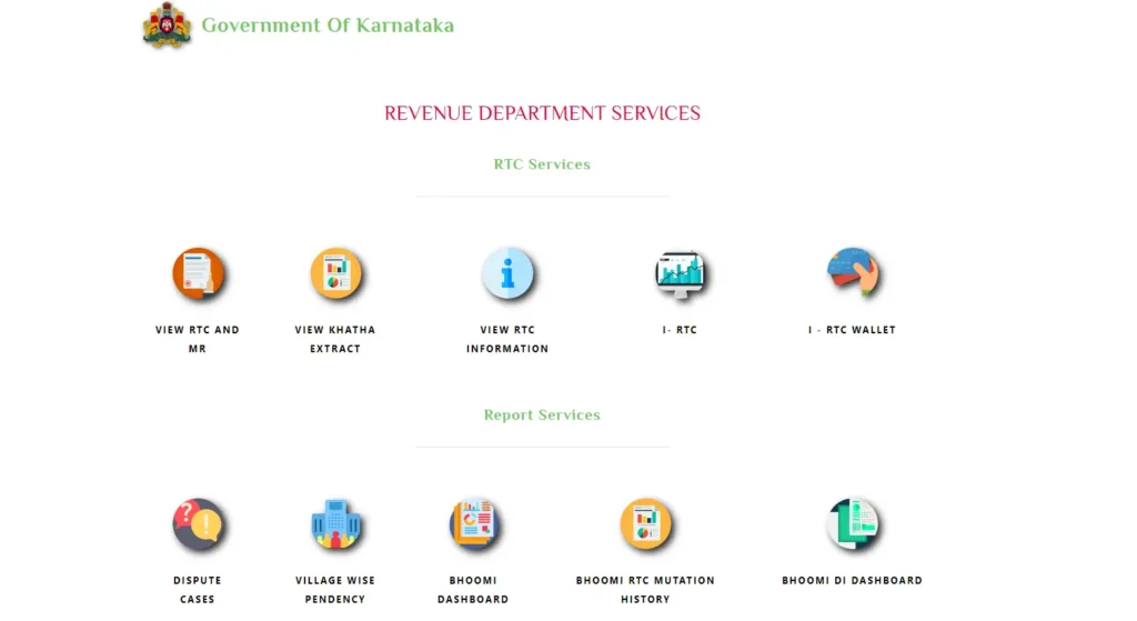 bhoomi-online-home-page